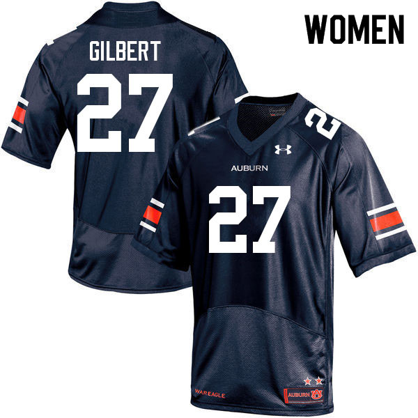 Auburn Tigers Women's Marquise Gilbert #27 Navy Under Armour Stitched College 2022 NCAA Authentic Football Jersey TGU7474XM